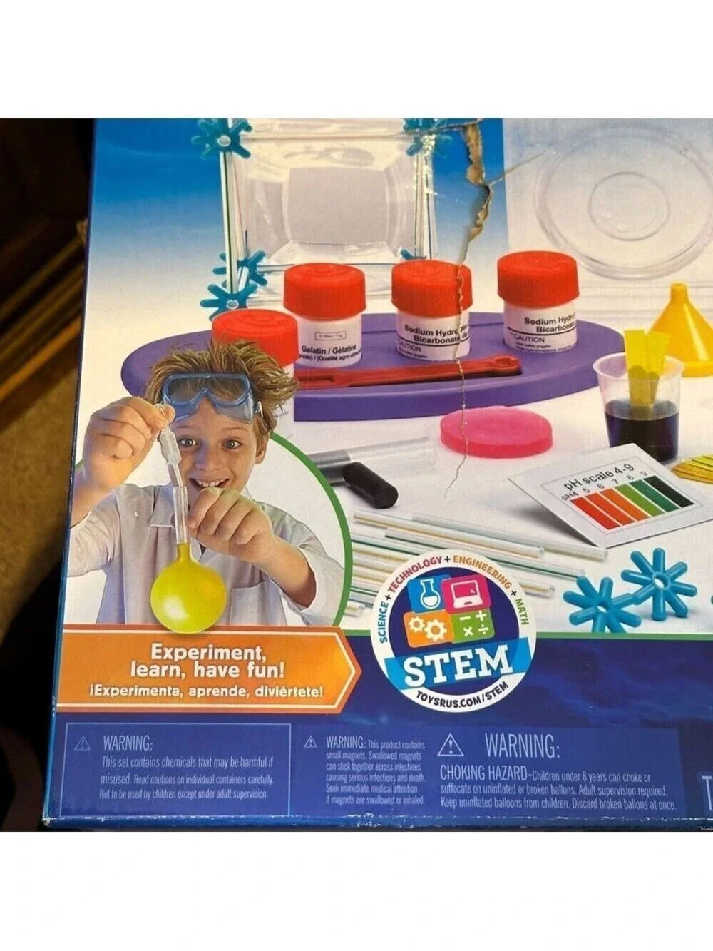 Edu-Science Lab Intro Chemistry STEM Kit Toys R Us READ Sealed 90+ Experiments